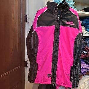 Arctic Cat Women's Snowmobile Jacket in Pink and Black Size XL